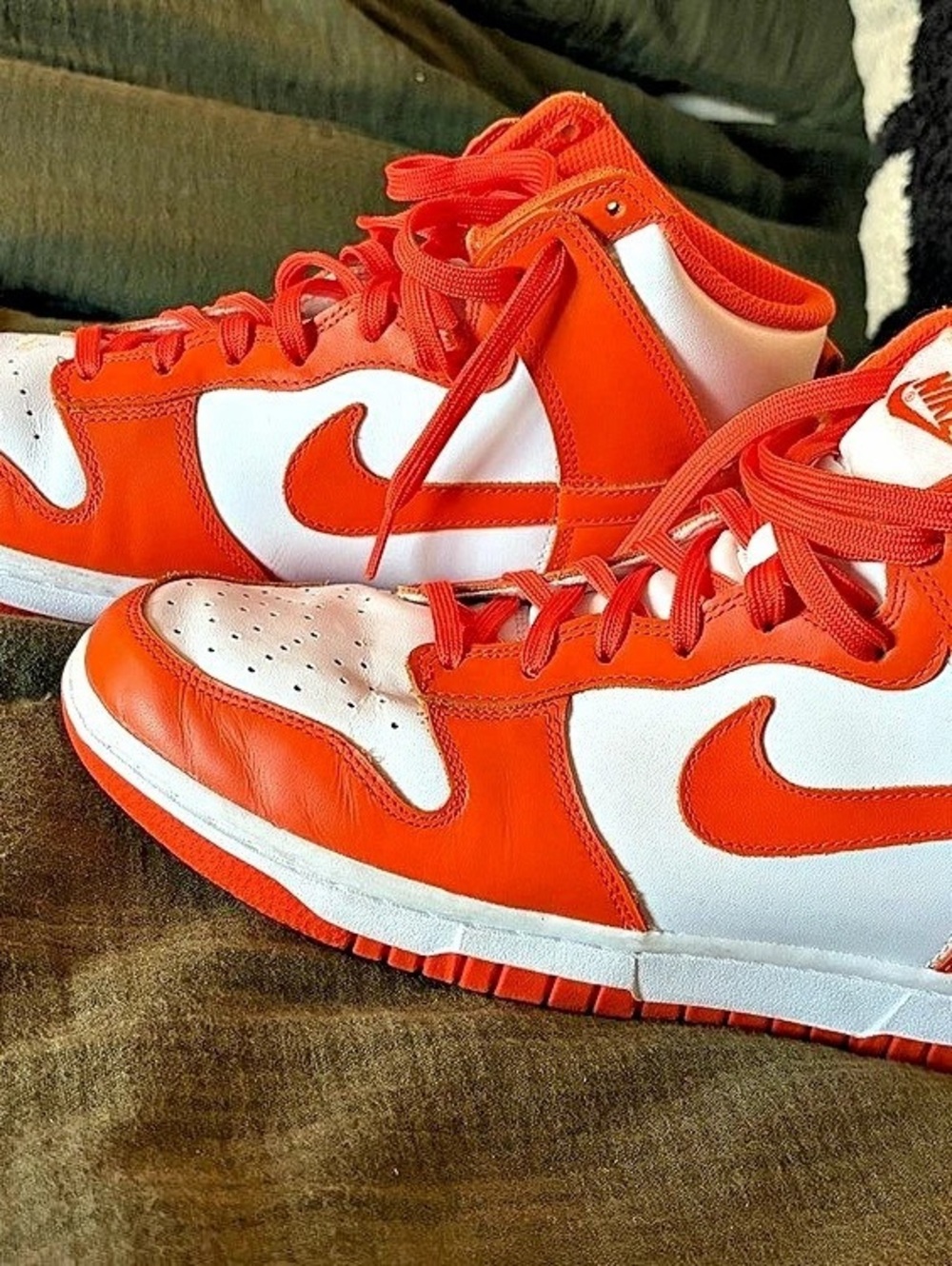 Nike Dunk High Syracuse Orange & White High-Top Sneakers